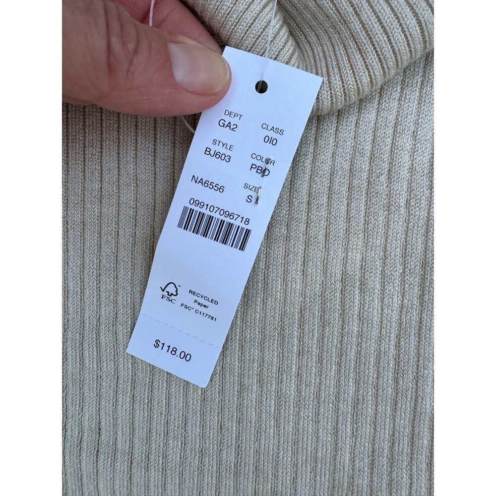 J. Crew Cream Turtleneck Sweater - Picture 6 of 8